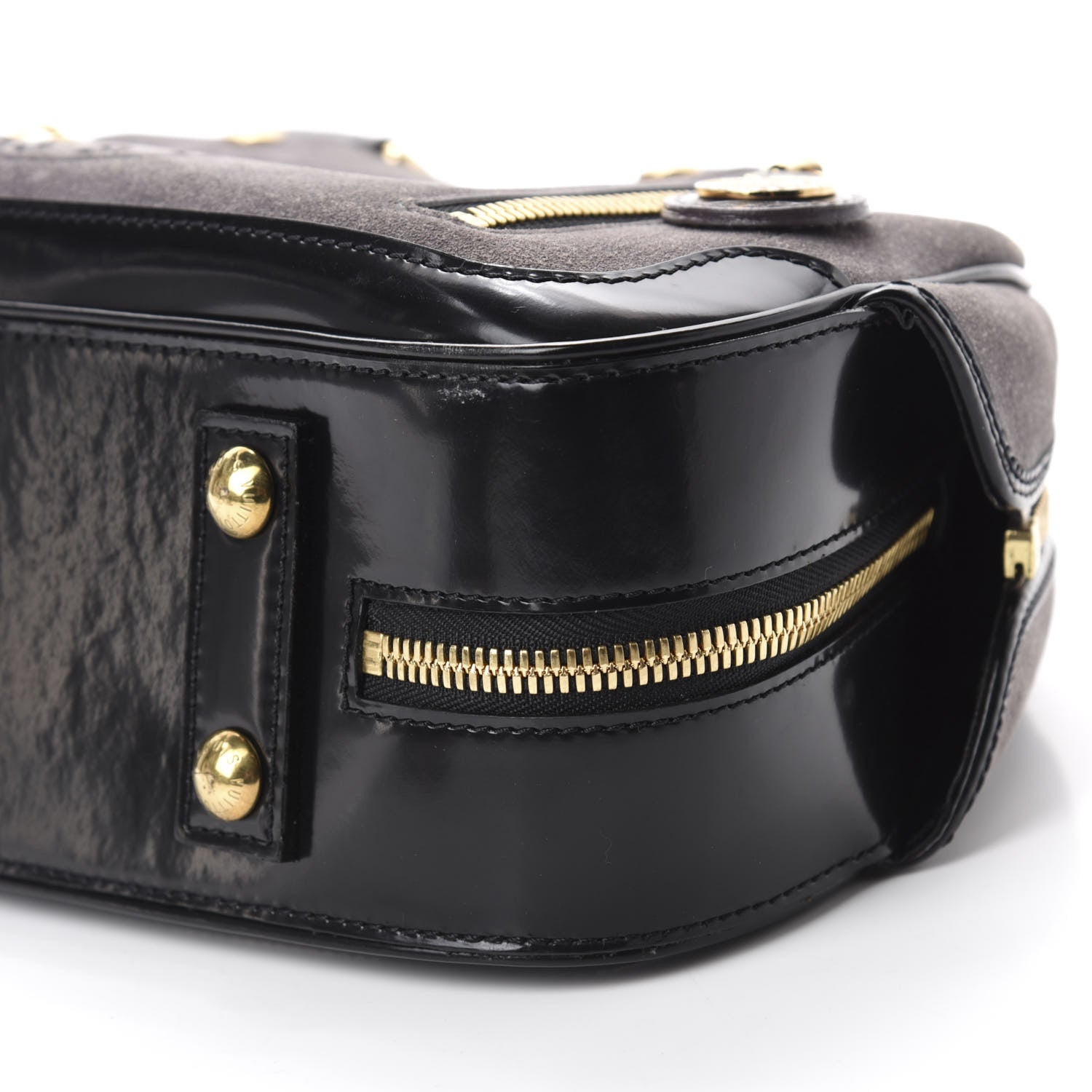 Louis Vuitton Havane Stamped Trunk Bowler PM Gray 7 of 10