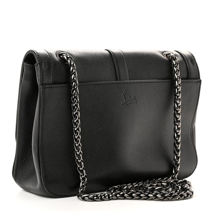 Christian Louboutin Calfskin Small Sweet Charity NV Shoulder Bag Black 3 of 9