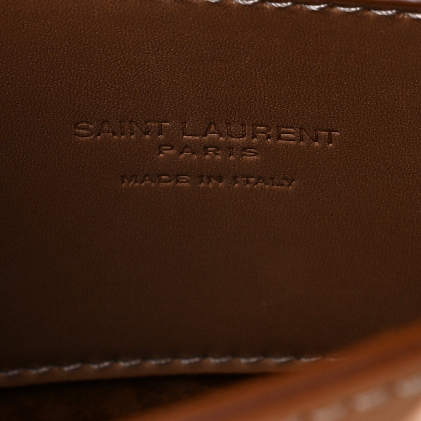 Smooth Calfskin North South Kaia Satchel Vintage Brown
