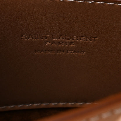 Saint Laurent Smooth Calfskin North South Kaia Satchel Vintage Brown 7 of 12