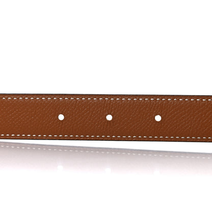 Hermes Swift Epsom 24mm Gamma Belt 80 Black Gold 4 of 5