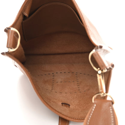 Hermes Taurillon Clemence Evelyne PM Gold 5 of 10