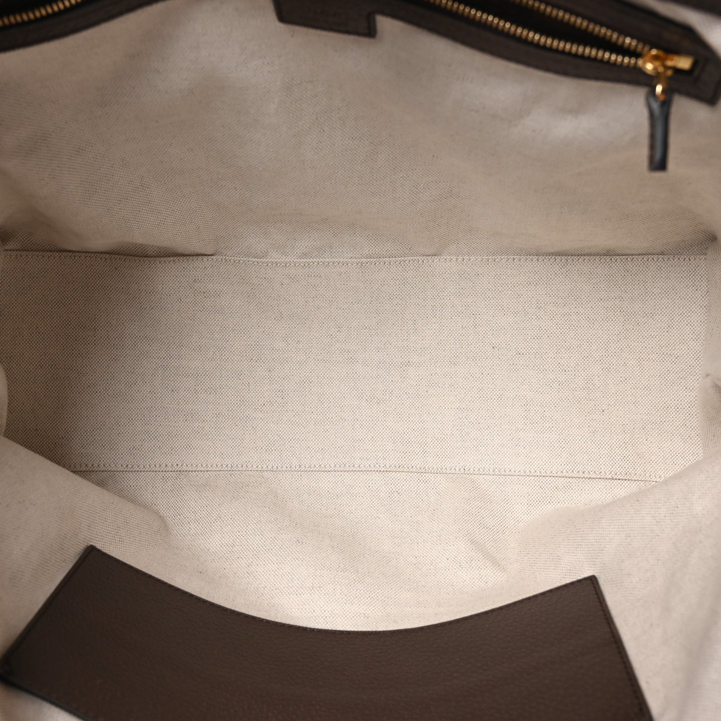Monogram Jumbo GG Textured Dollar Calfskin Web Medium Ophidia Shopping Tote Camel Ebony