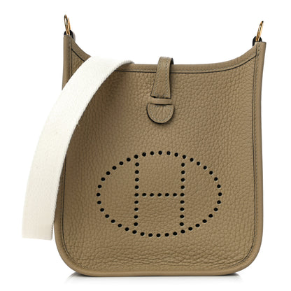 Hermes Taurillon Clemence Amazone Evelyne TPM Trench Craie 1 of 9