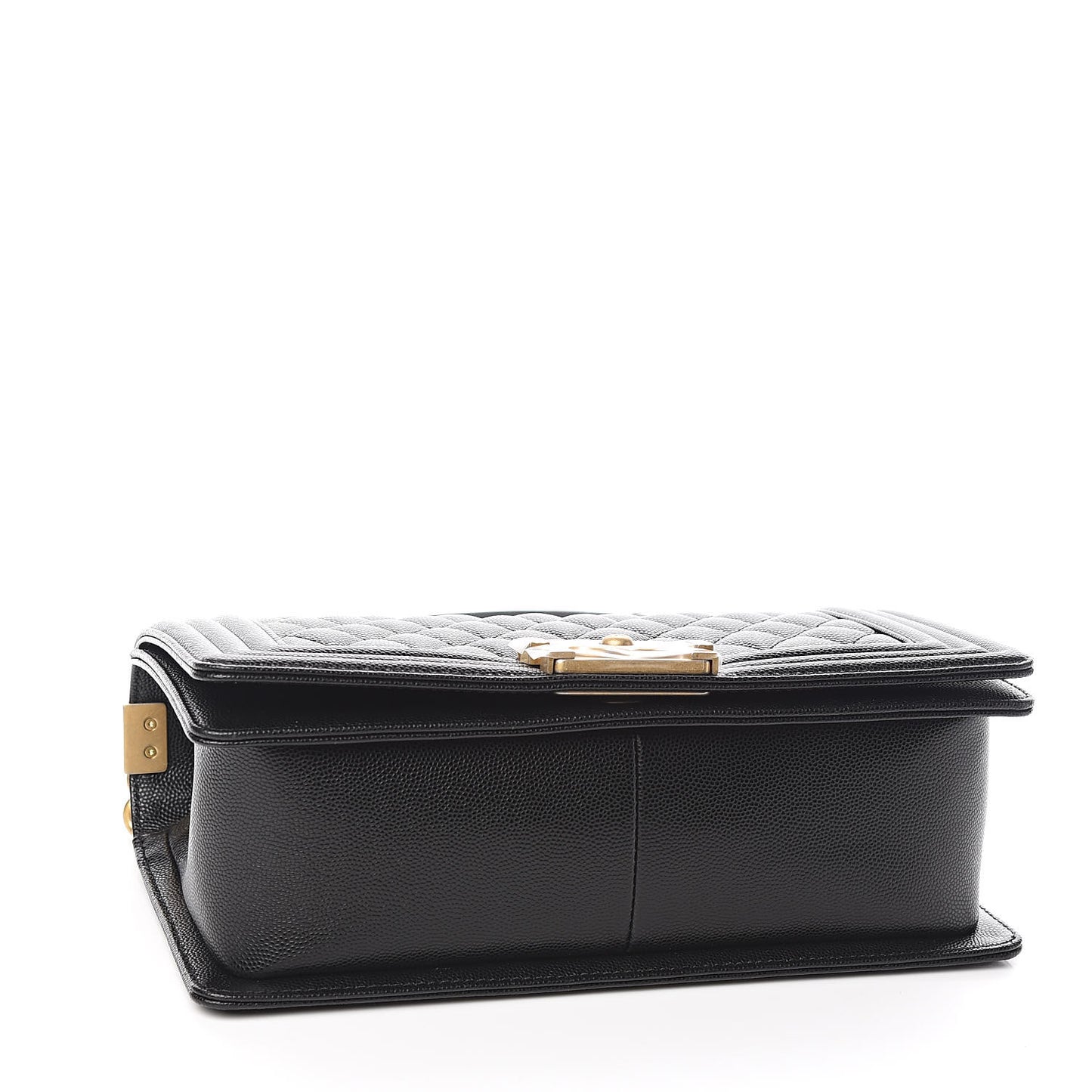 Caviar Quilted Medium Boy Flap Black