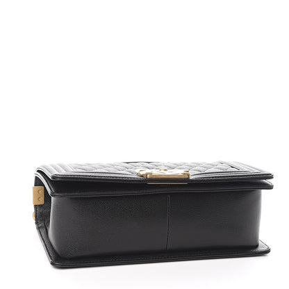 Chanel Caviar Quilted Medium Boy Flap Black 4 of 11