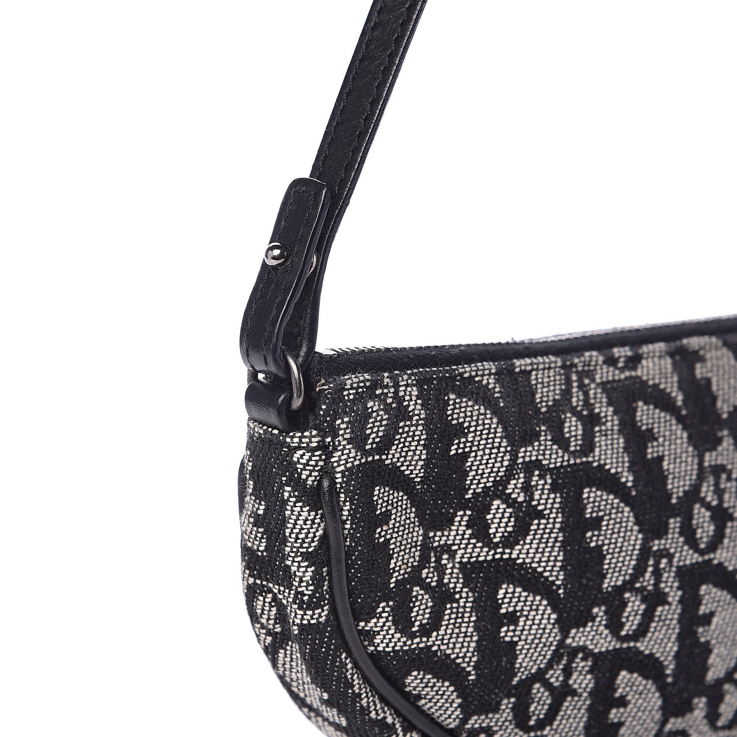 Monogram Mini Saddle Pochette Black