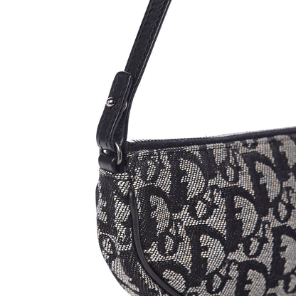 Christian Dior Monogram Mini Saddle Pochette Black 10 of 10