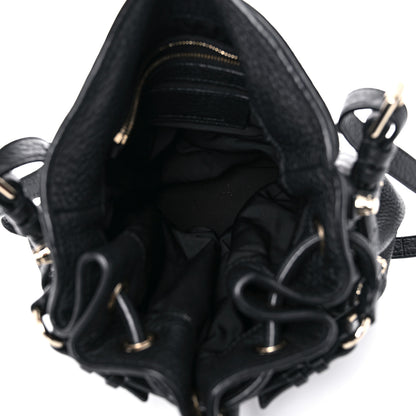 Alexander Wang Pebbled Lambskin Diego Bucket Black Gold Hardware 5 of 10