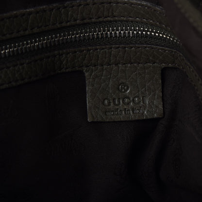 Gucci Monogram Bamboo Bar Medium Tote Olive 6 of 7