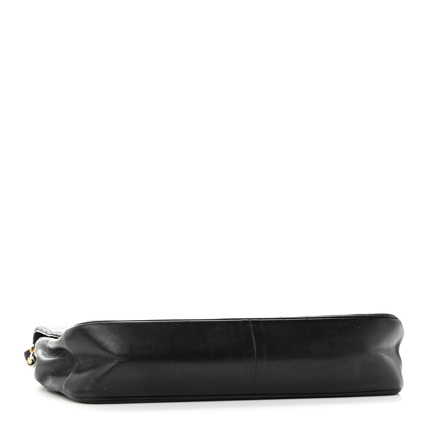 Chanel Lambskin Diagonal Quilted Small Single Flap Black 4 of 10