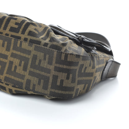 Fendi Zucca B Bis Flap Bag Tobacco Castagna 7 of 9