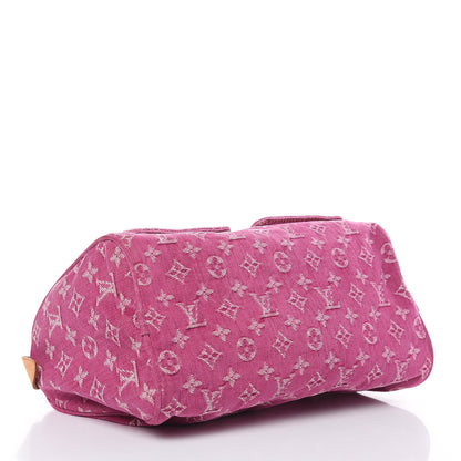 Louis Vuitton Monogram Denim Neo Speedy Fuchsia 4 of 13