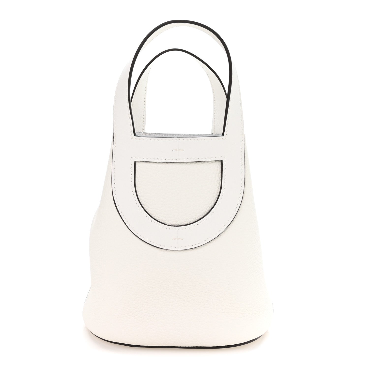 Hermes Taurillon Clemence Swift In-The-Loop 18 Bag New White 1 of 10