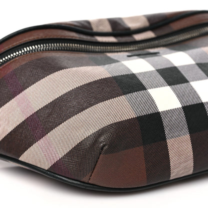 Burberry E-canvas Check Cason Bum Bag Dark Birch Brown 9 of 10