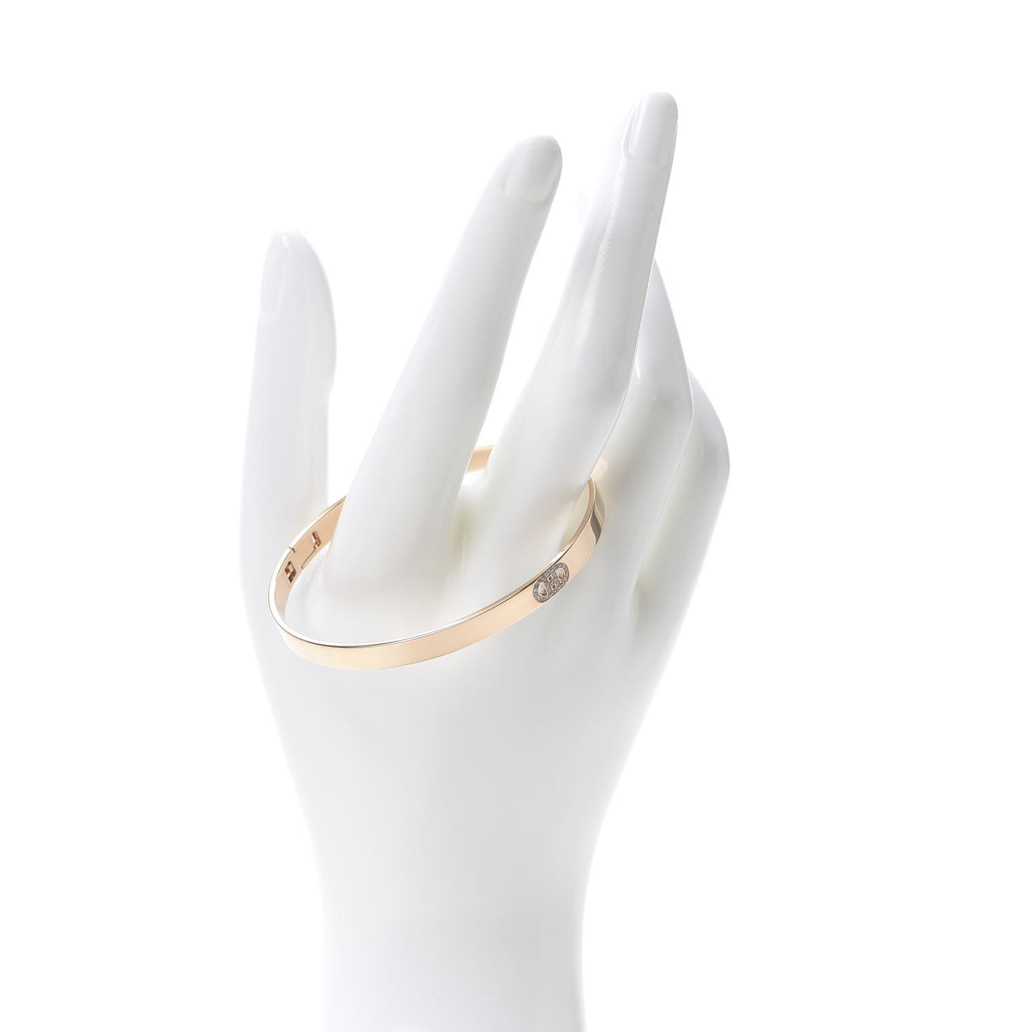 18K Rose Gold Diamond PM H D'Ancre Bracelet ST