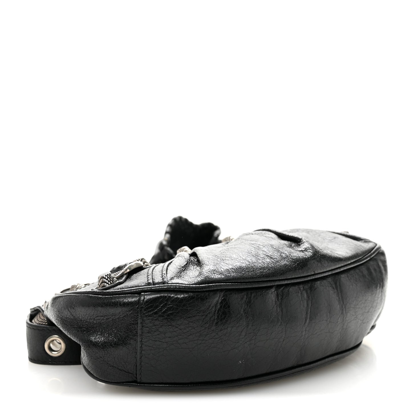 Agneau Arena Le Cagole Shoulder Bag XS Black