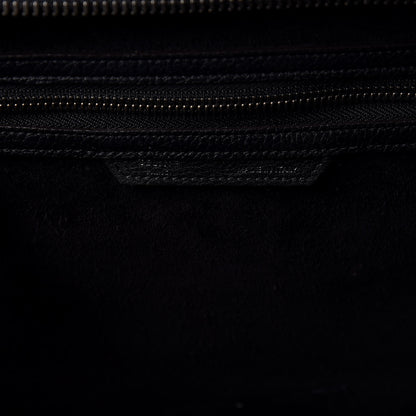 Celine Drummed Calfskin Mini Luggage Black 11 of 12