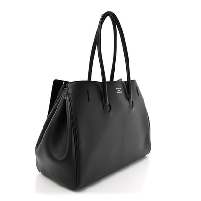 Balenciaga Smooth Calfskin Medium Bel Air Carry All Bag Black 3 of 10