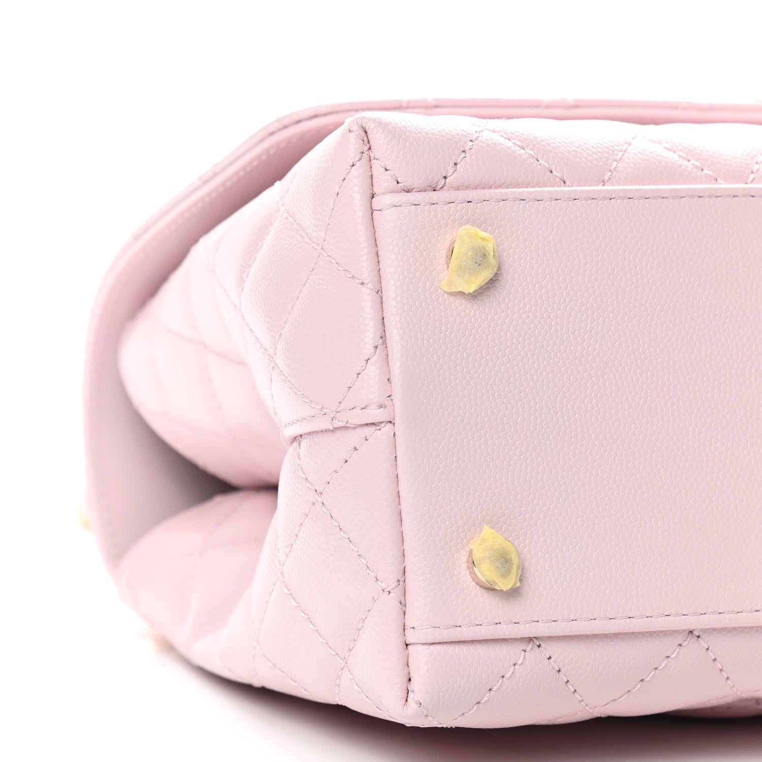 Chanel Caviar Quilted Small Coco Handle Flap Light Pink 8 of 9
