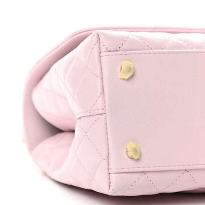 Chanel Caviar Quilted Small Coco Handle Flap Light Pink 8 of 9
