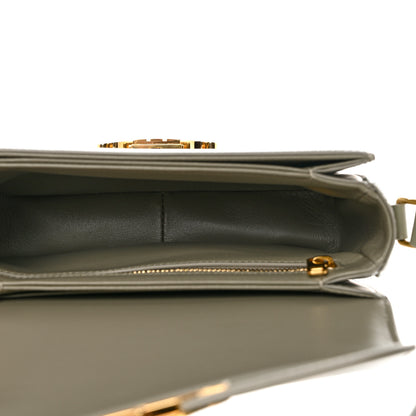 Celine Shiny Calfskin Teen Triomphe Green Clay 5 of 11