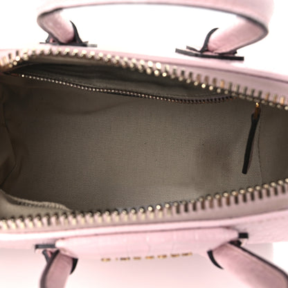 Givenchy Calfskin Crocodile Embossed Mini Antigona Pink 5 of 12