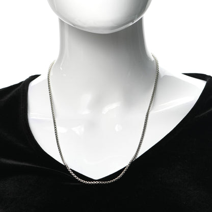 David Yurman Sterling Silver 2.7mm Small Box Chain Necklace 22" 2 of 4