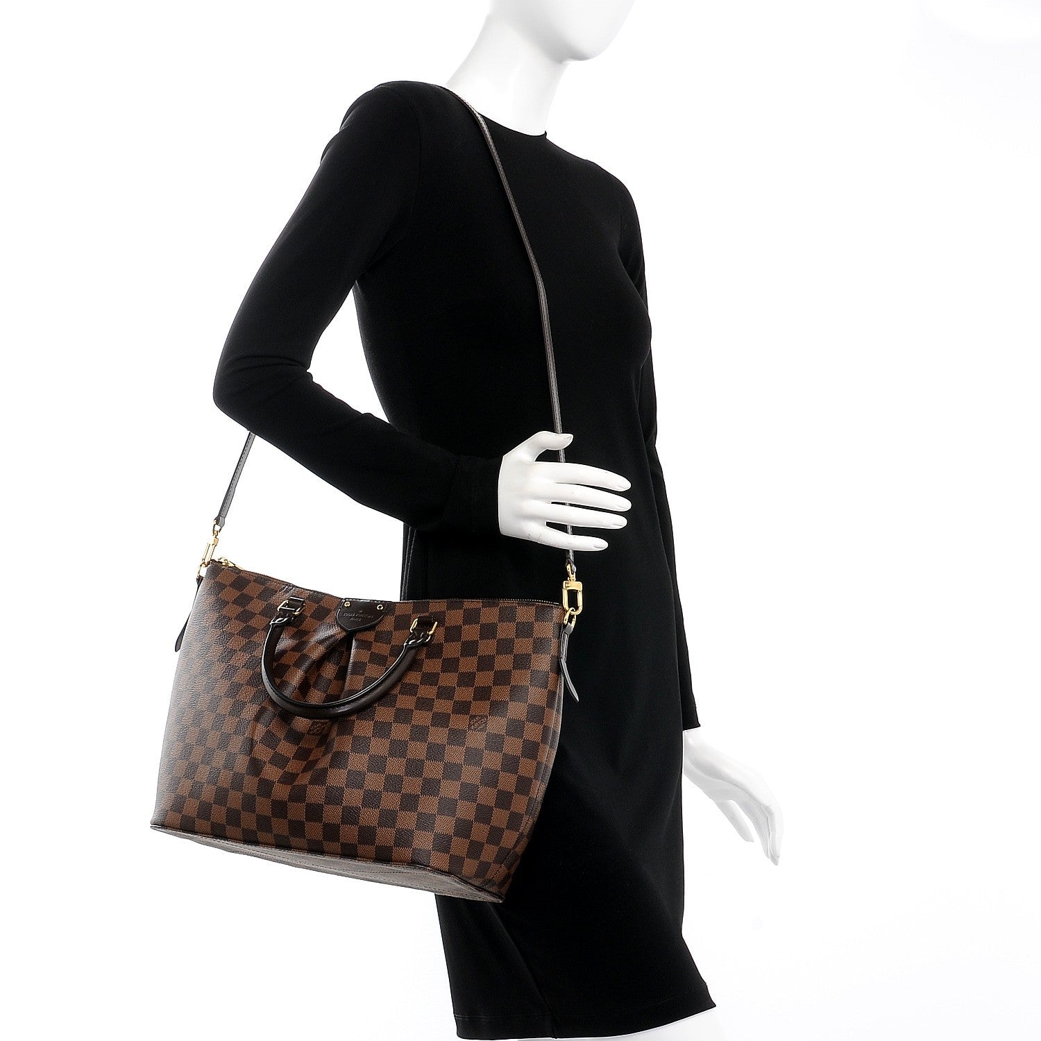 Louis Vuitton Damier Ebene Siena GM 2 of 9