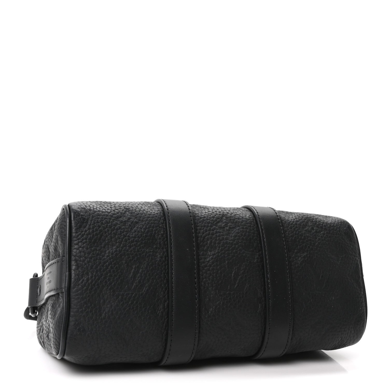 Louis Vuitton Monogram Taurillon Keepall Bandouliere 25 Black 4 of 10