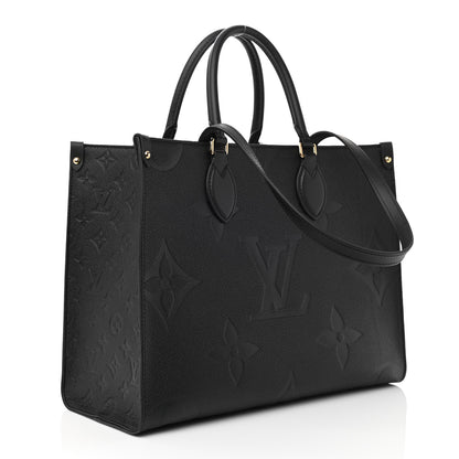 Louis Vuitton Empreinte Monogram Giant Onthego MM Black 3 of 7