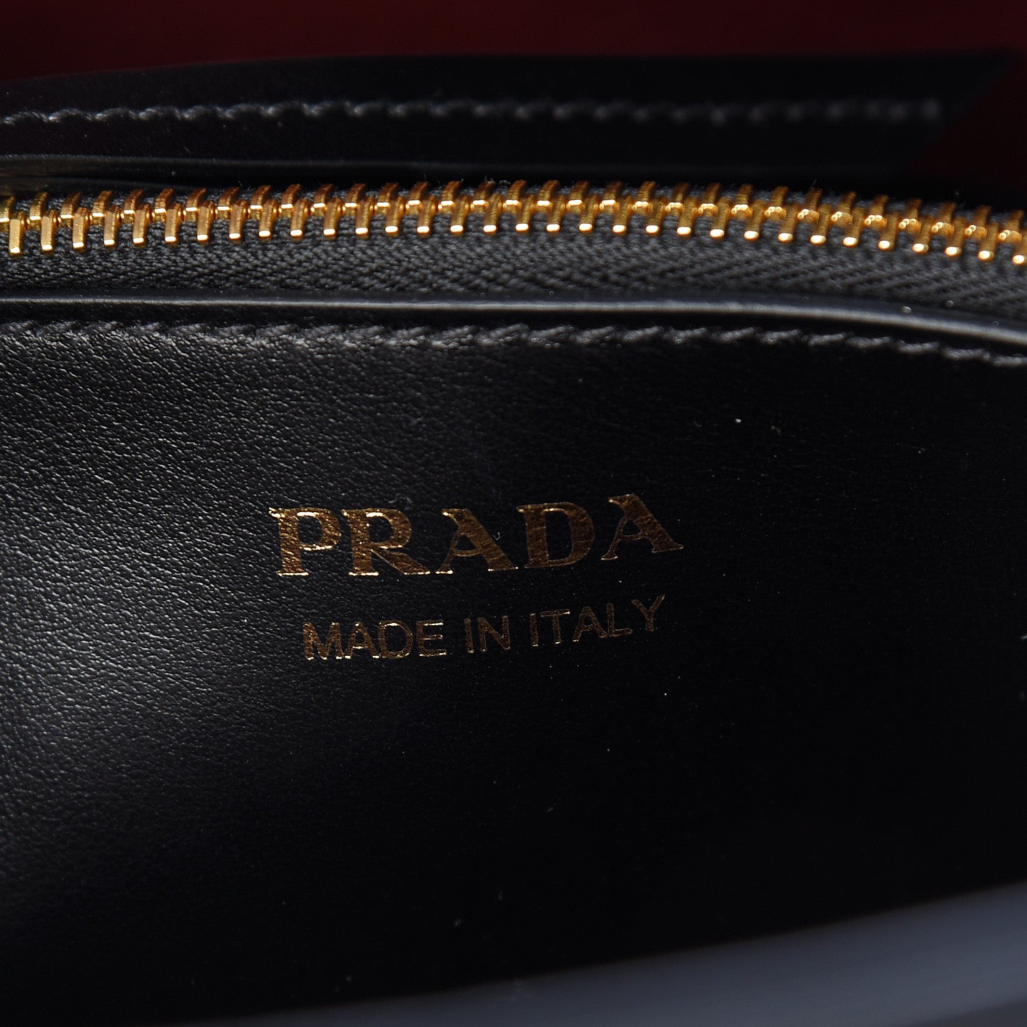 Prada Saffiano Cuir Matinee Tote Black Cherry 6 of 9