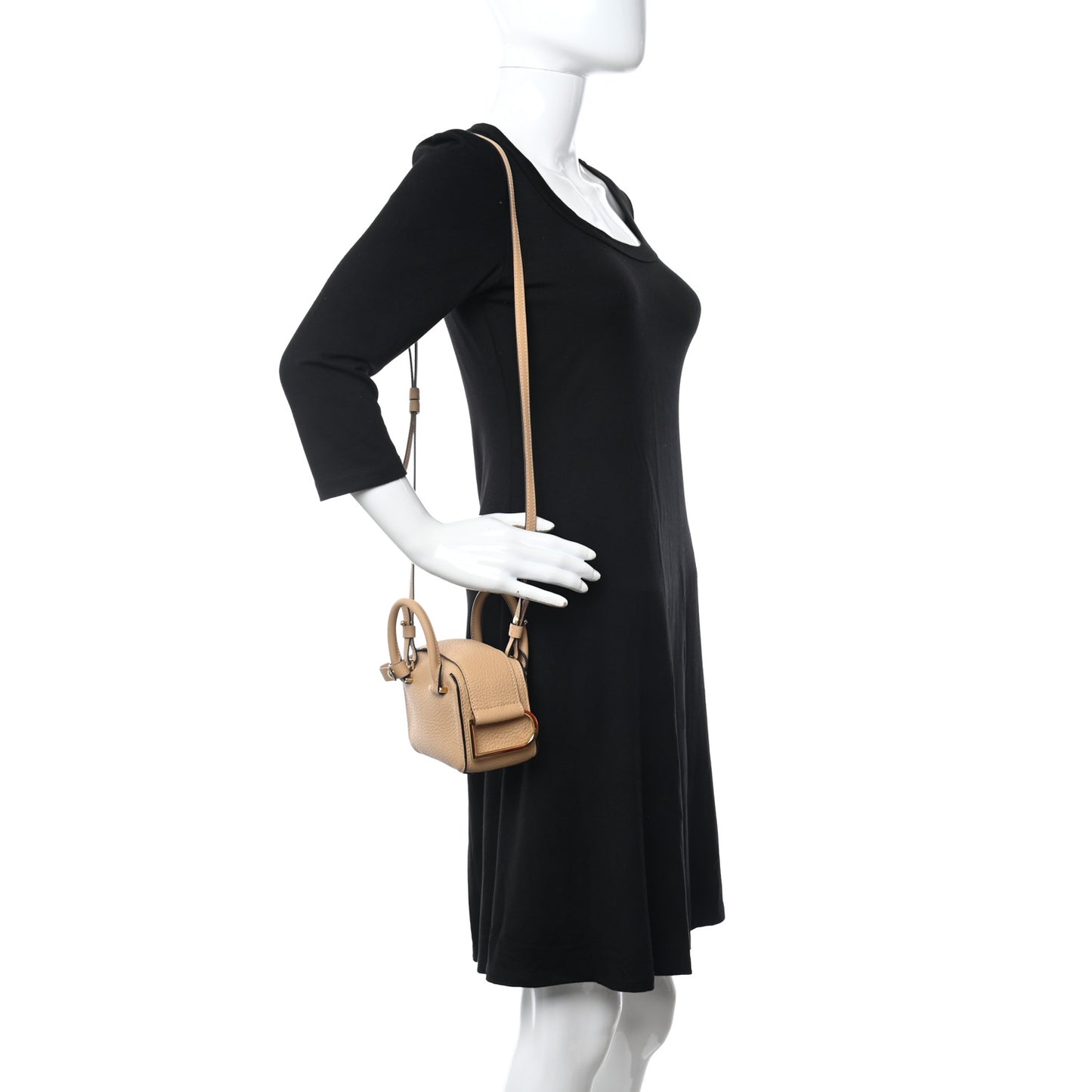 Taurillon Soft Nano Cool Box Satchel Latte