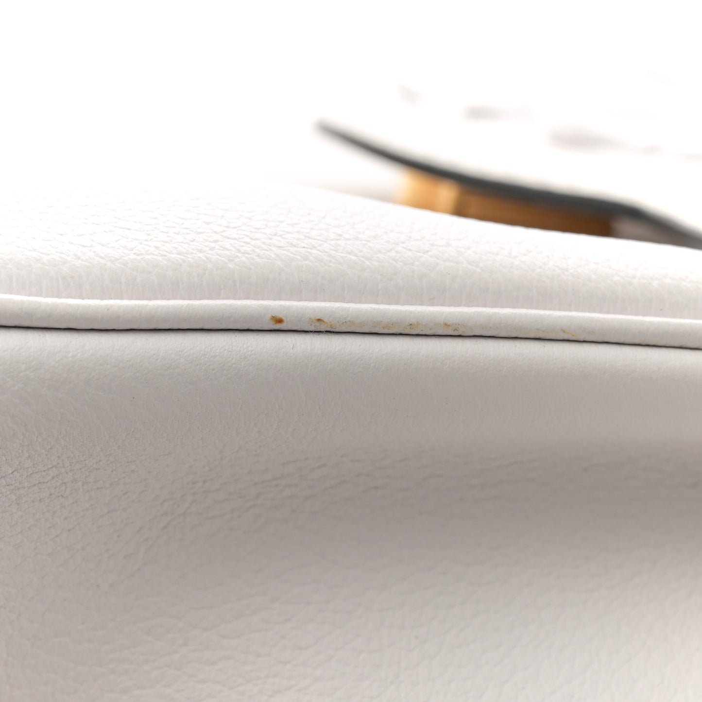 Calfskin Medium La Medusa Top Handle Handbag Optical White