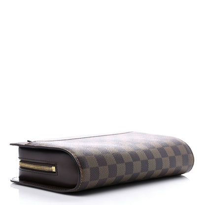 Louis Vuitton Damier Ebene Pochette Saint Louis Clutch 5 of 13