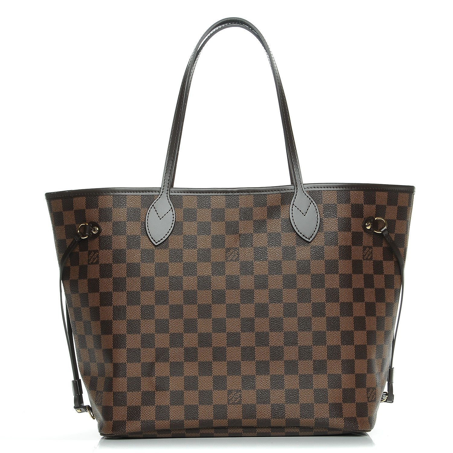 Louis Vuitton Damier Ebene Neo Neverfull MM Rose Ballerine 1 of 9