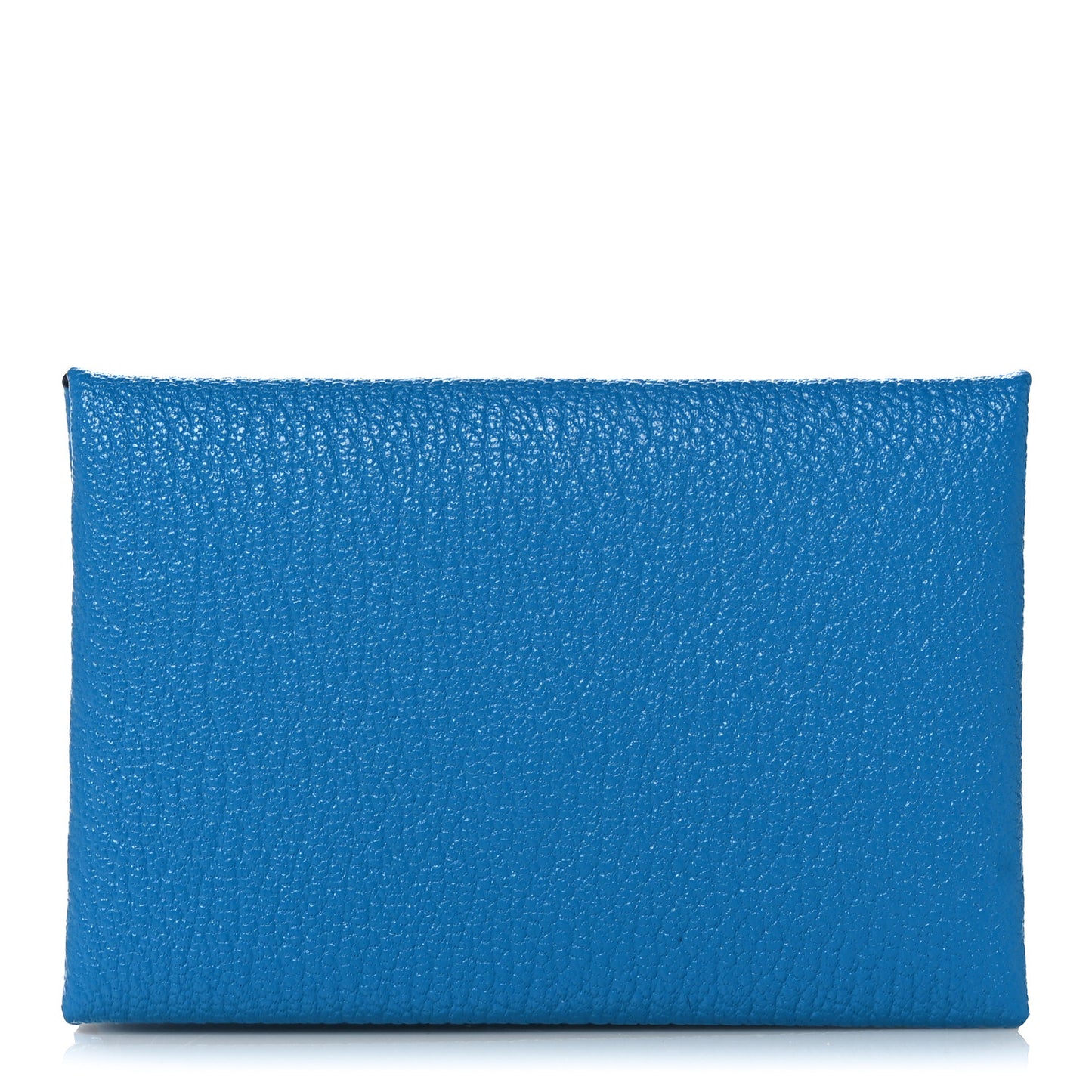 Chevre Mysore Verso Calvi Card Case Bleu Frida Cuivre
