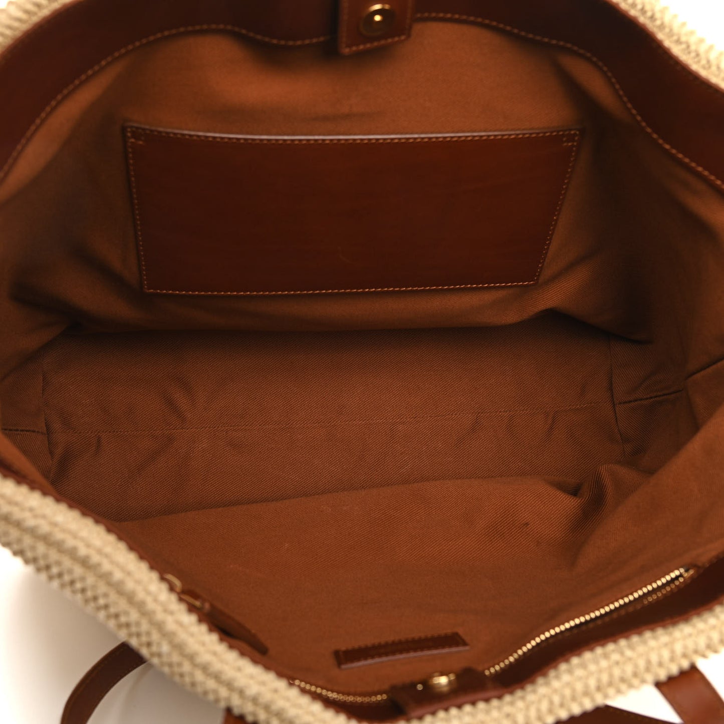 Raffia Tote Naturale Brown