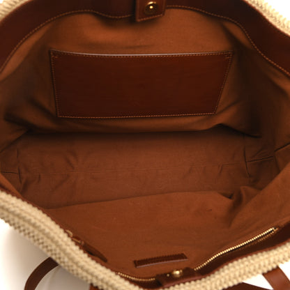 Saint Laurent Raffia Tote Naturale Brown 5 of 14