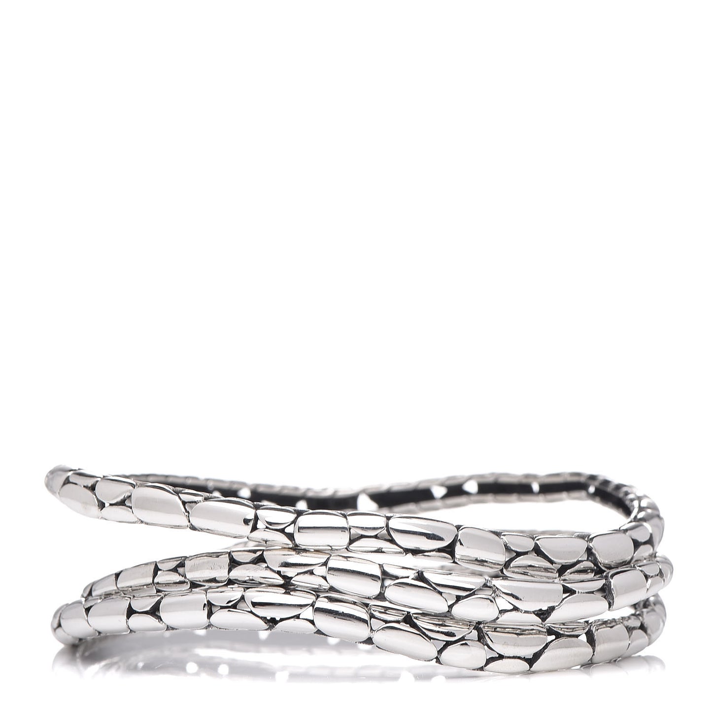 Sterling Silver Kali Slim Curved Bracelet Set of 3