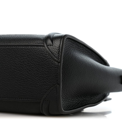 Celine Smooth Calfskin Nano Luggage Black 11 of 11