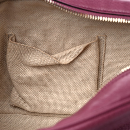 Gucci Pebbled Calfskin Small Soho Disco Bag Peonia Flower 12 of 14