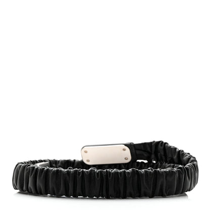 Chanel Lambskin Baguette Crystal CC Belt 90 36 Black 2 of 6