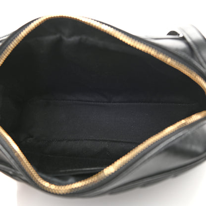 Saint Laurent Calfskin Matelasse Monogram Lou Camera Bag Black 5 of 10