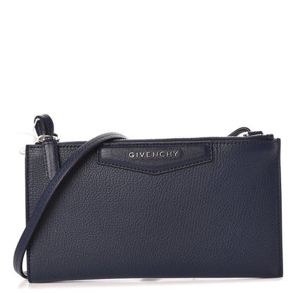 Givenchy Grained Goatskin Antigona Crossbody Night Blue 1 of 11