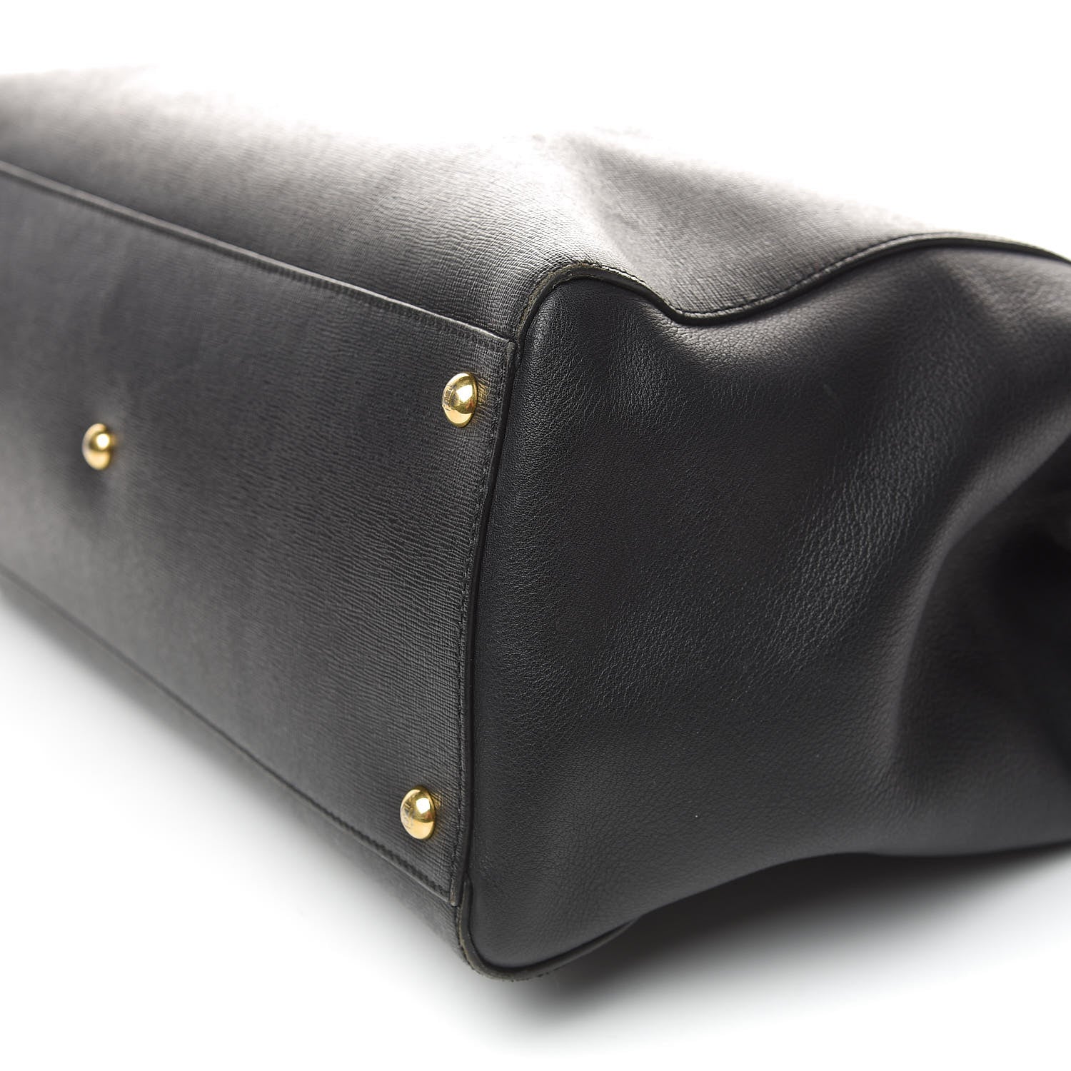 Fendi Vitello Elite Large 2Jours Tote Black 9 of 13