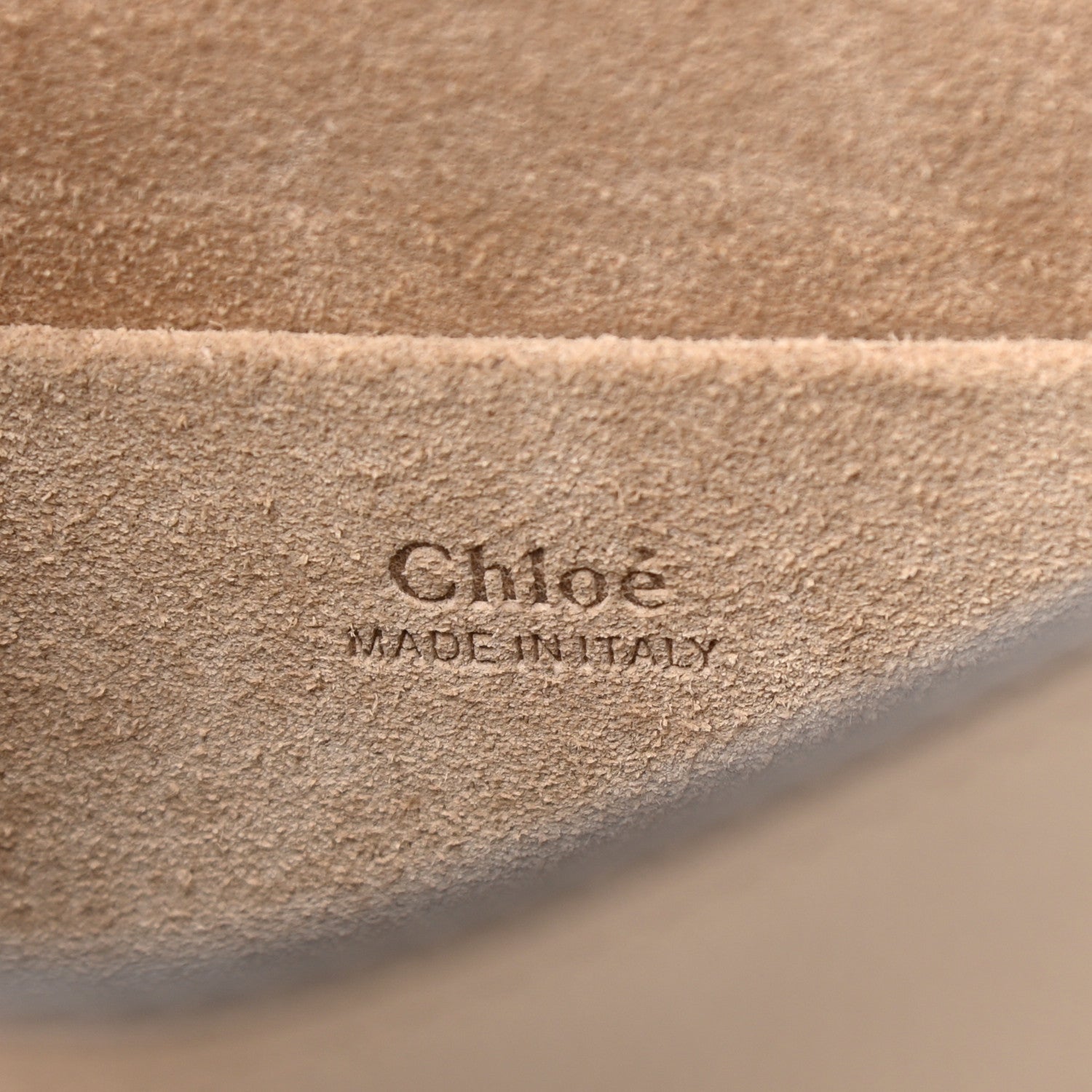 Chloe Calfskin Suede Medium Nile Bracelet Bag Motty Grey 7 of 13