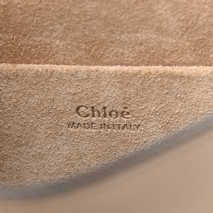 Chloe Calfskin Suede Medium Nile Bracelet Bag Motty Grey 7 of 13