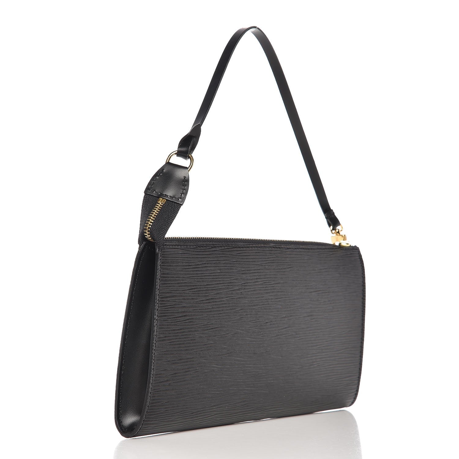 Louis Vuitton Epi Pochette Accessories 24 Black 3 of 7