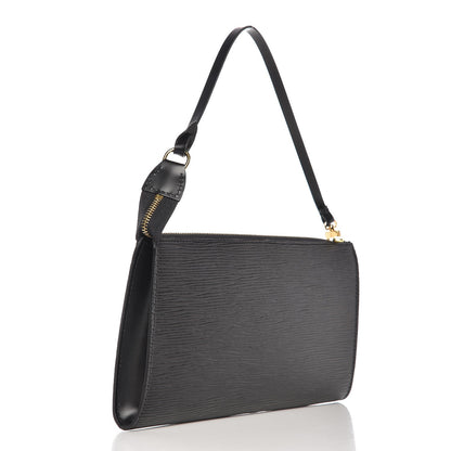 Louis Vuitton Epi Pochette Accessories 24 Black 3 of 7